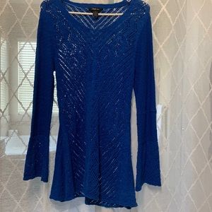 Womens Royal Blue Sweater